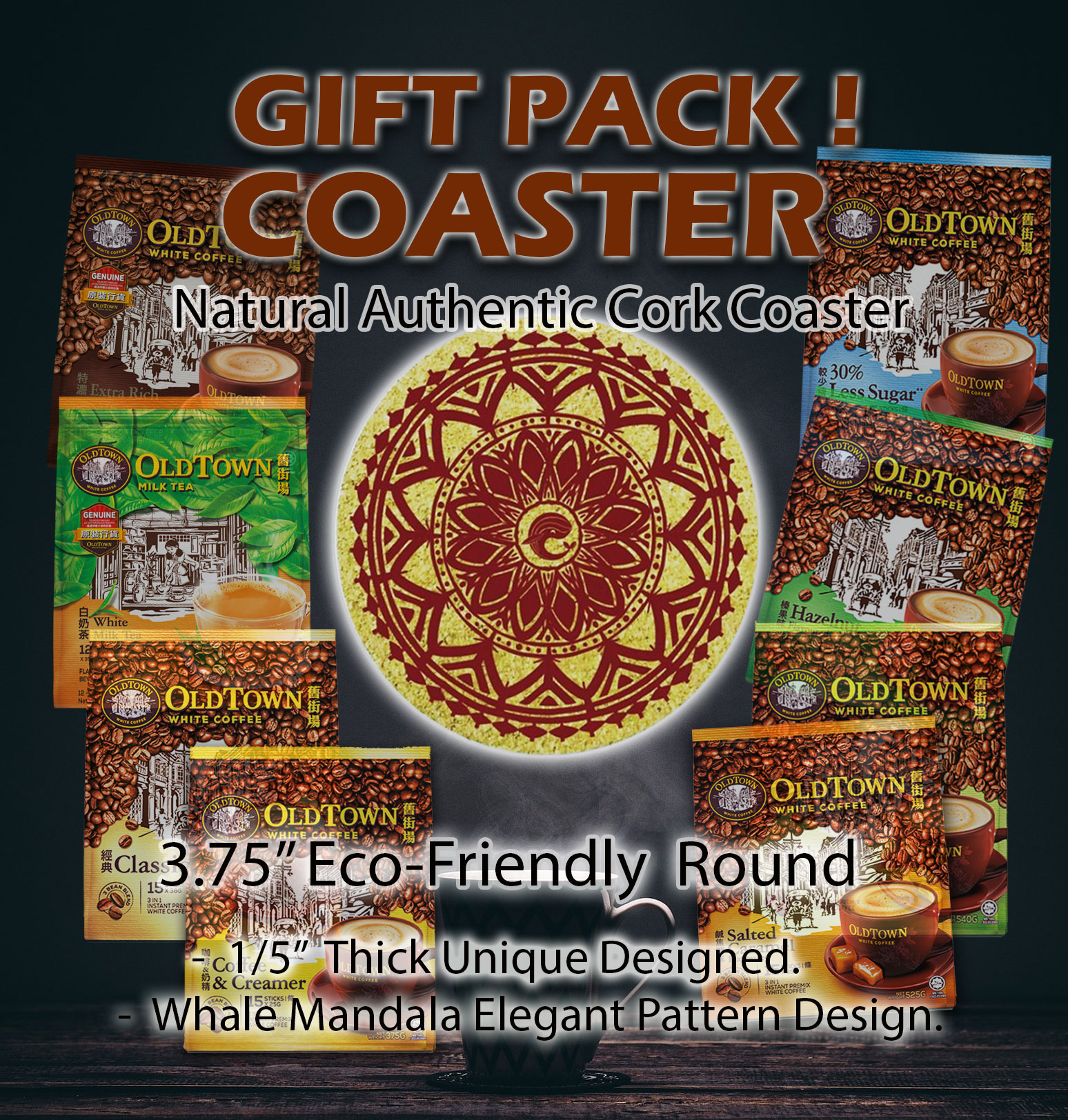 (Less Sugar) OLDTOWN White Coffee Asian Instant Coffee 3/5/6/10/20 Packs - Image 10