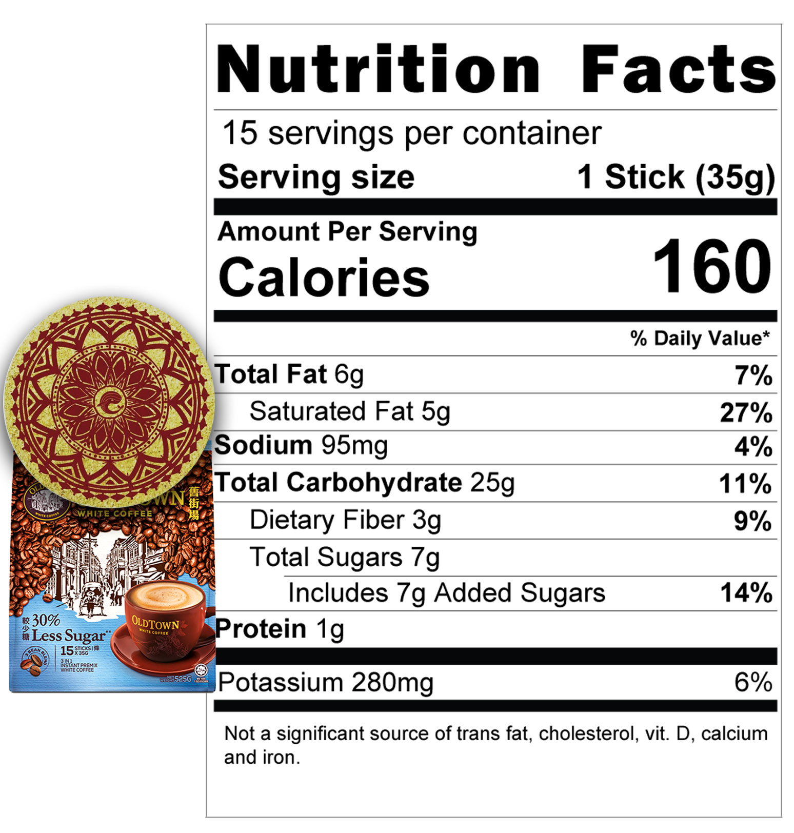 (Less Sugar) OLDTOWN White Coffee Asian Instant Coffee 3/5/6/10/20 Packs - Image 12