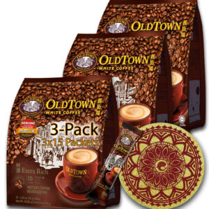 (Extra Rich) OLDTOWN White Coffee Asian Instant Coffee 3/5/6/10/20 Packs