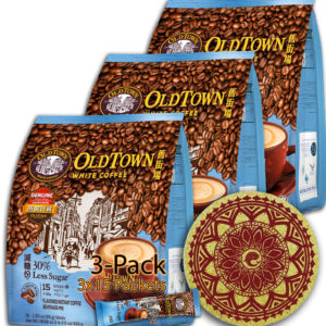 (Less Sugar) OLDTOWN White Coffee Asian Instant Coffee  3/5/6/10/20 Packs