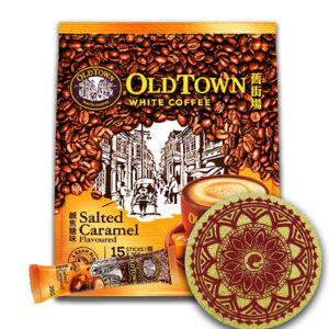 (Salted Caramel) OLDTOWN White Coffee Asian Instant Coffee 35g x 15 Instant Packets